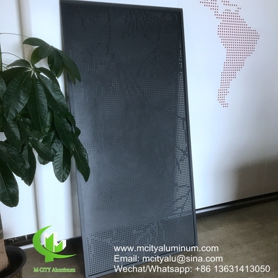 PVDF Motifs perforés en aluminium métallique utilisés pour la décoration de façades de bâtiments