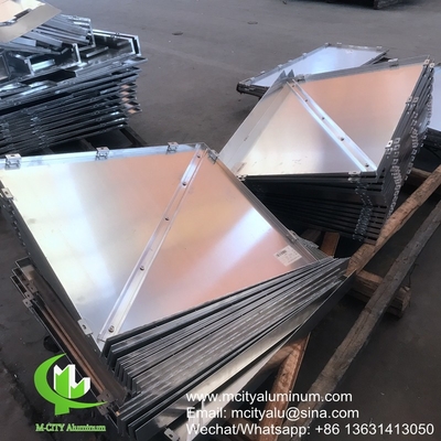 Conception de cercle Panneaux en aluminium pour façade de bâtiment tôle personnalisée fabricant chinois