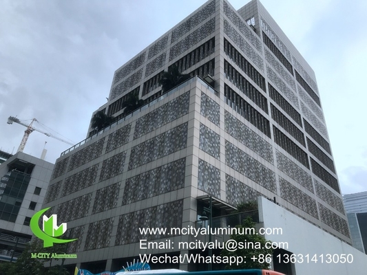 Chine 30033mm panneau métallique en aluminium fluorocarbone panneau d'aluminium massif mur rideau pour revêtement de façade