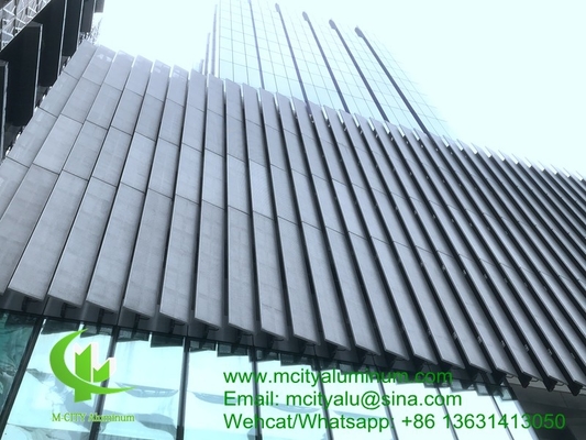 FOSHAN PVDF Panneau non standard perforé en aluminium métallique utilisé pour l'extérieur du bâtiment