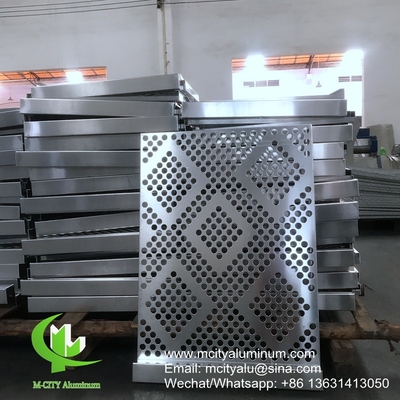 Foshan revêtement en poudre d'aluminium métallique pour façade
