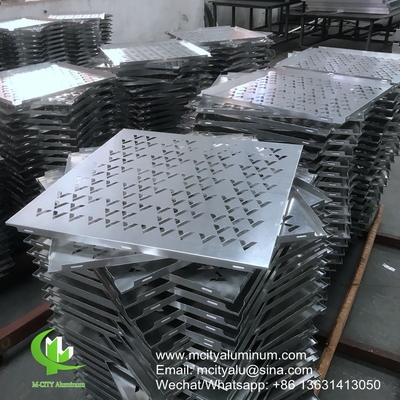 Foshan revêtement en poudre d'aluminium métallique pour revêtement extérieur de façade