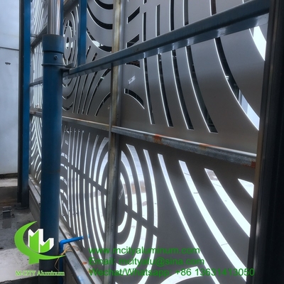Foshan revêtement en poudre d'aluminium métallique pour façade