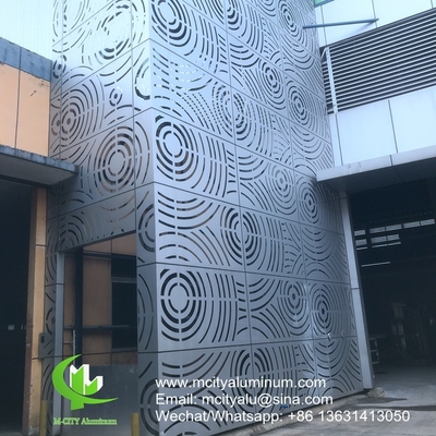 Foshan revêtement en poudre d'aluminium métallique pour façade