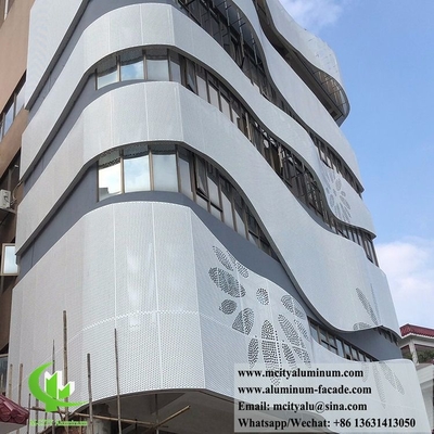 Panneaux de façades métalliques en aluminium massif