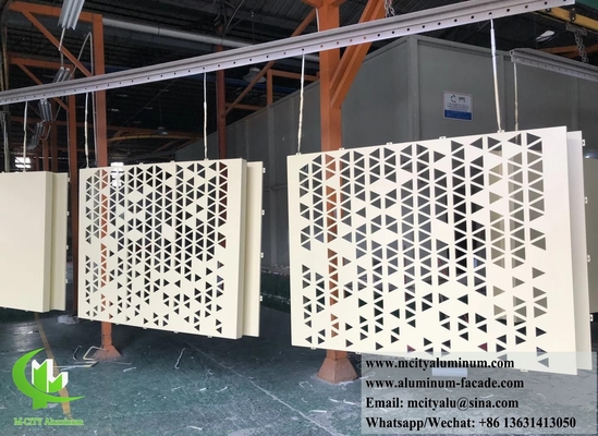 Écran CNC à découpe métallique