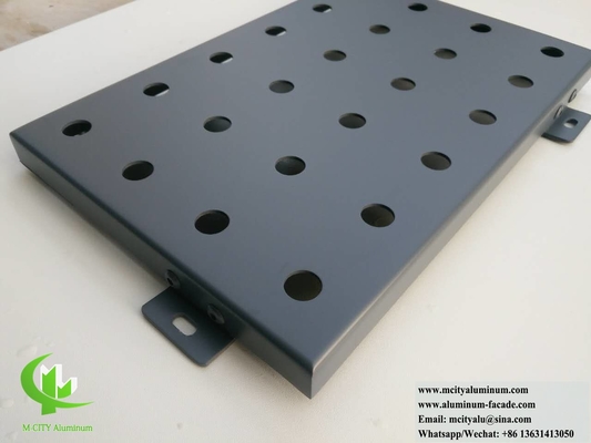 Dimensions personnalisées pour les panneaux de façade en aluminium perforé revêtement métallique pour enveloppe architecturale et la décoration