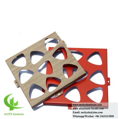 Dimensions personnalisées Spécifications Formes et couleurs pour les panneaux de façade en aluminium perforé pour revêtement architectural