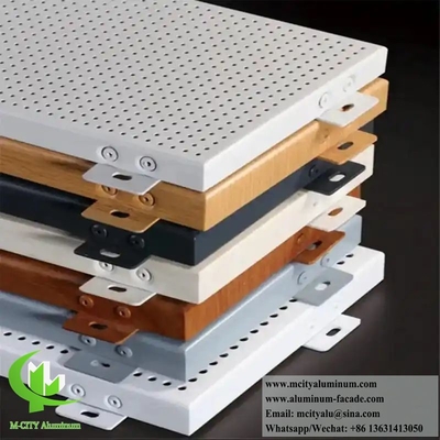 Dimensions personnalisées Spécifications Formes et couleurs pour les panneaux de façade en aluminium perforé pour revêtement architectural