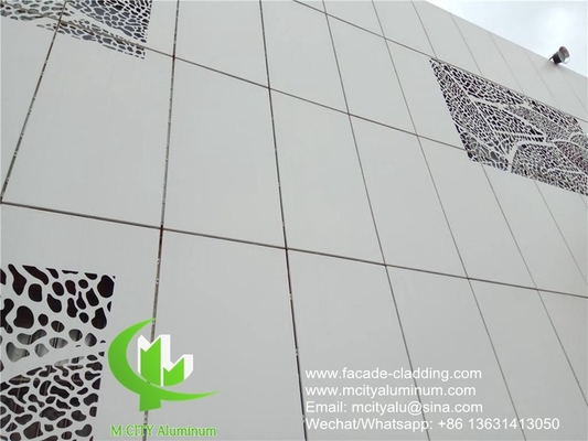 3003 Panneau métallique en aluminium de 3 mm panneau fluorocarboné en aluminium massif mur rideau pour revêtement de façade