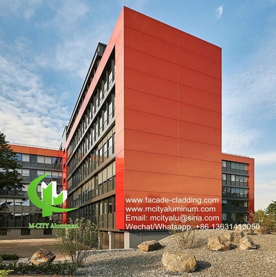 panneau d'aluminium fluorocarbone perforé panneau d'aluminium mur rideau panneau d'aluminium pour revêtement de façade