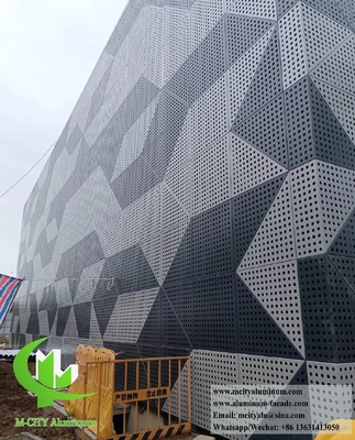 Couleurs et finitions personnalisables pour les panneaux en aluminium pour la décoration de bâtiments
