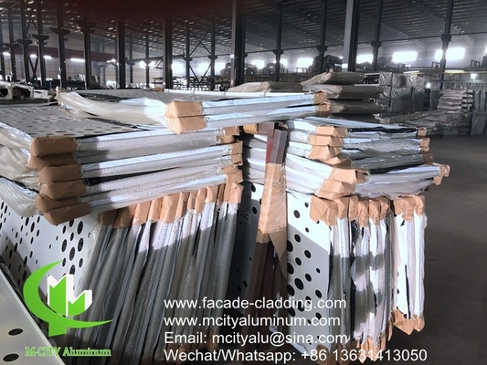 revêtement de façade en feuille d'aluminium métallique pour revêtement extérieur de façade