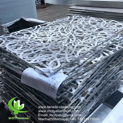 Conception d'arbres Panneaux en aluminium pour façade d'hôtel fabricant de tôles sur mesure