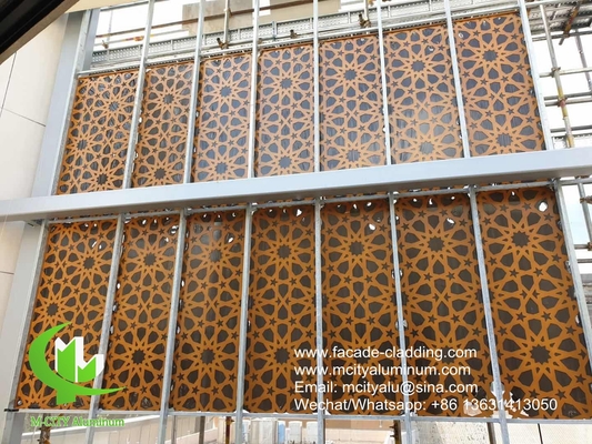Façade architecturale Plaque de revêtement en aluminium 1200x2400 mm Épaisseur de 3 mm