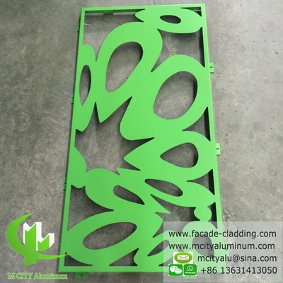 Conception de fleurs Panneaux en aluminium pour façade d'hôpital tôle sur mesure fabricant chinois