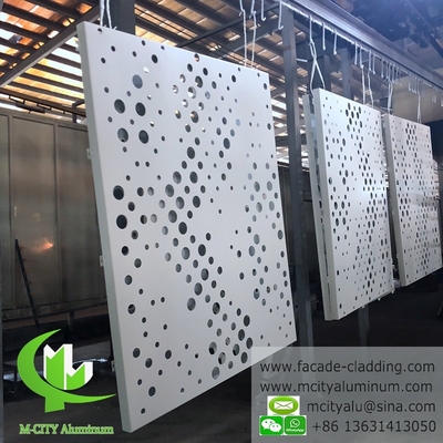 Conception de fleurs Panneaux en aluminium pour façade d'hôpital tôle sur mesure fabricant chinois