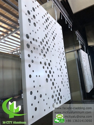 panneau d'aluminium extérieur pour revêtement mural en poudre recouvert de blanc
