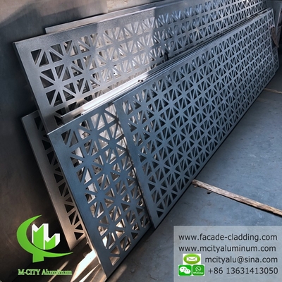 Conception de fleurs Panneaux en aluminium pour façade d'hôpital tôle sur mesure fabricant chinois