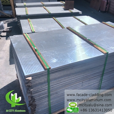 Panneau de sculpture CNC en aluminium fluorocarboné perforé panneau de mur de rideau panneau en aluminium pour revêtement de façade