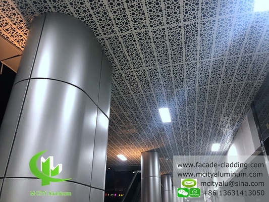 Panneau de sculpture CNC en aluminium fluorocarboné perforé panneau de mur de rideau panneau en aluminium pour revêtement de façade