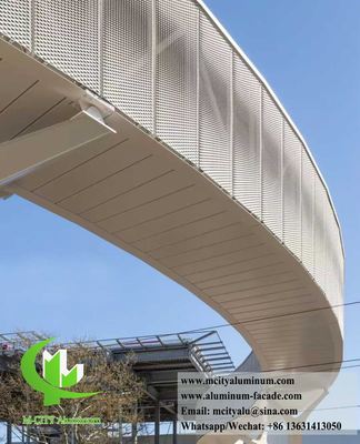 Maille d'aluminium déployé pour la décoration de bâtiments, épaisseur 3 mm