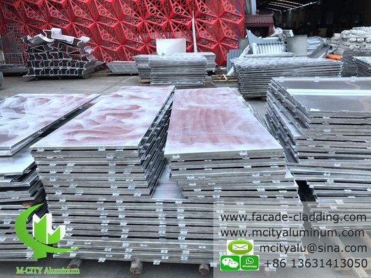 Panneau en aluminium massif pour revêtement de murs