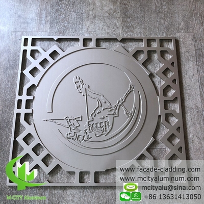 Panneau d'aluminium extérieur pour revêtement mural Peinture PVDF revêtement PPG