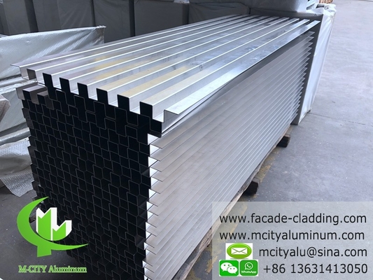 Façade architecturale en aluminium PVDF Finition Panneau en aluminium massif