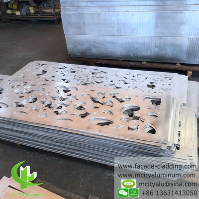 Panneau d'aluminium extérieur pour revêtement mural Peinture PVDF revêtement PPG