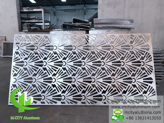 revêtement de paroi de rideau de panneau métallique en aluminium fluorocarboné en aluminium massif