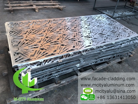 Panneaux en aluminium perforé en tôle solide