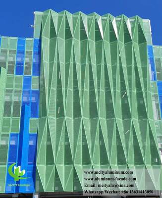 Façade et revêtement innovants en aluminium perforé pour une architecture distinctive