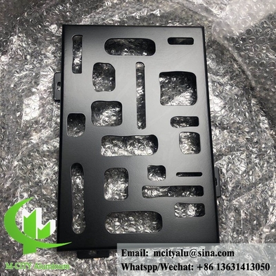 Panneau de façade en aluminium massif pour revêtement mural en poudre revêtu de couleur RAL couleur or