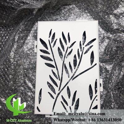 Panneau d'aluminium solide 3D pour façade en poudre revêtue de mur de rideau de couleur rouge