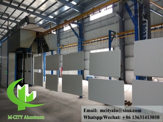 Façade architecturale en aluminium PVDF Finition Panneau en aluminium massif