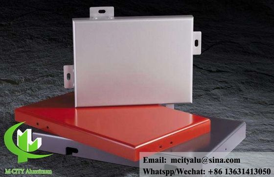 Plaque de façade métallique revêtue d'aluminium pour revêtement de murs de bâtiments