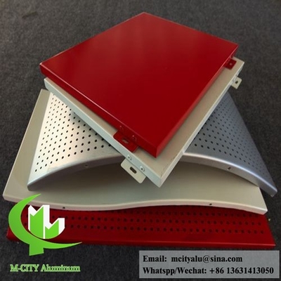 Couche en poudre de revêtement en aluminium massif pour revêtements muraux de bâtiments