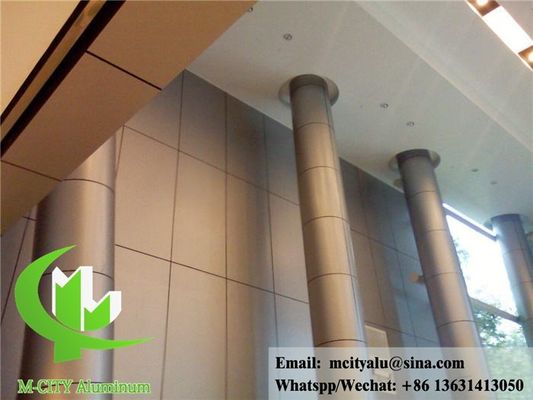 Plaque de façade métallique revêtue d'aluminium pour revêtement de murs de bâtiments