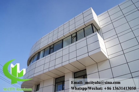 revêtements en aluminium massif architectural pour murs pour façades de bâtiments
