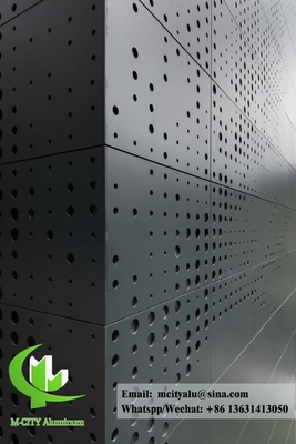 Panneaux métalliques perforés en aluminium, coupés au laser