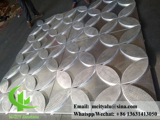 Perforation de panneaux en aluminium architectural pour revêtement de façade