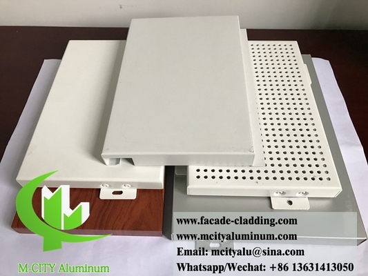 revêtement en aluminium pour façade métallique pour façade de bâtiment extérieur en poudre