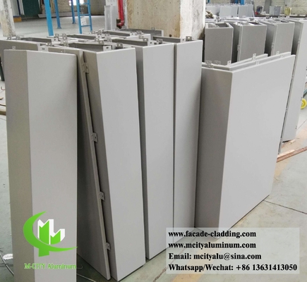 Façade métallique Panneau de revêtement en aluminium de 3 mm d'épaisseur pour la décoration de façade de mur de rideau
