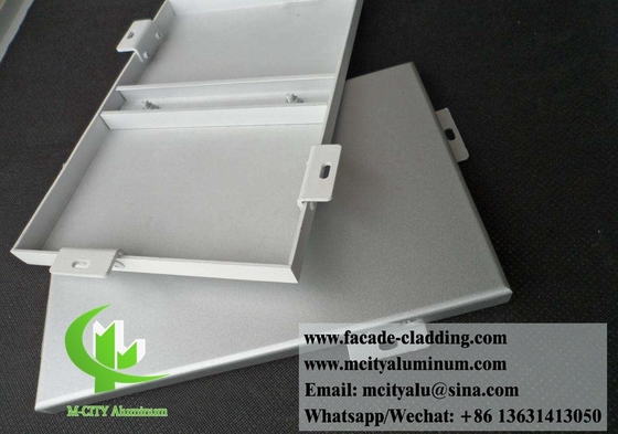 revêtement en aluminium pour façade métallique pour façade de bâtiment extérieur en poudre