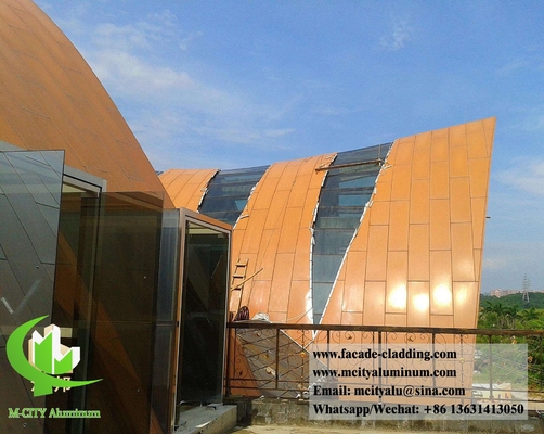 Panneau de revêtement en feuille d'aluminium solide pour la décoration extérieure des bâtiments
