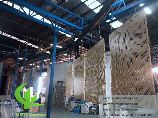 Fabricant de panneaux perforés pour revêtement de façades en aluminium pour l'extérieur