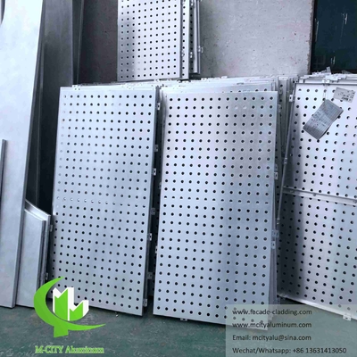 Extérieur de façade en aluminium architectural découpé au laser pour revêtement de mur