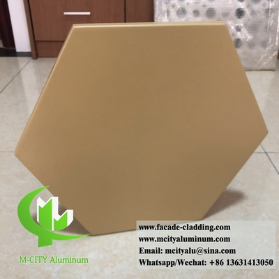 Panneaux d'aluminium pour plafond perforés en poudre