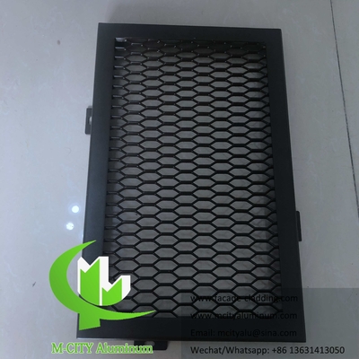 Panneaux muraux métalliques avec feuilles d'aluminium perforées pour les façades de plafond
